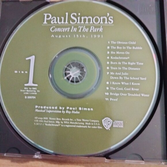 Paul Simons Concert In The Park Live CD - Picture 4 of 6